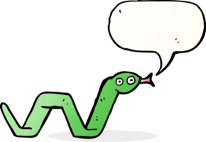 funny cartoon snake with speech bubble png