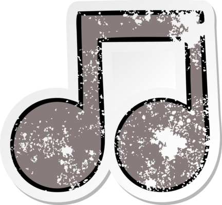 White Music Notes PNGs for Free Download