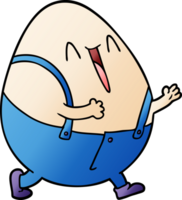 humpty dumpty cartoon egg man png