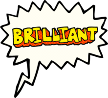 brilliant  hand drawn comic book speech bubble cartoon word png