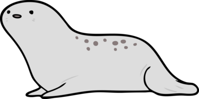 cute cartoon seal png