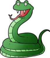 cartone animato contento serpente png