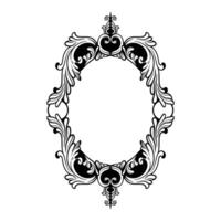 vintage frame, Classic Style Decoration. vector