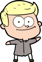 Cartoon glücklicher Mann png