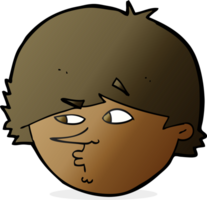 cartoon suspicious man png