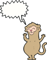 cartoon monkey with speech bubble png