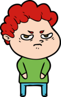 cartoon angry man png