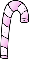 cartoon doodle pink candy cane png