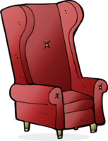 vieille chaise de dessin animé png