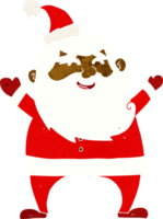 vrolijk de kerstman tekenfilm png