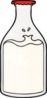 bouteille de lait de dessin animé png