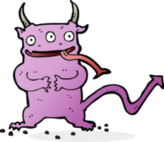 pequeño demonio de dibujos animados png