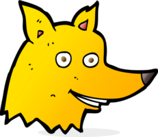 cartoon fox head png