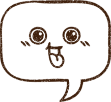 Speech Bubble Charcoal Drawing png