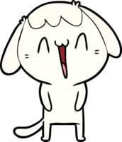 chien de dessin animé mignon png