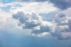 White cloud texture. Air material backdrop. Sky effect pattern. photo