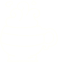 desenho de giz de xícara de café png