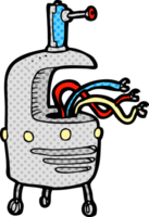 robot bizarre de dessin animé png