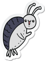 adesivo di uno scarabeo cartone animato png