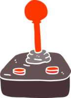 joystick de dibujos animados de ilustración de color plano png