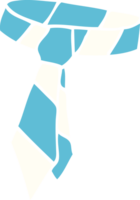 corbata a rayas con dibujo de garabato png