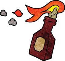 coquetel molotov de desenho animado png