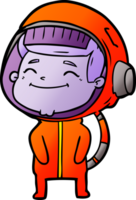 happy cartoon astronaut png