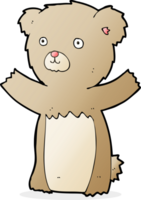 ours en peluche de dessin animé png