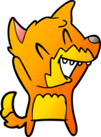 personagem de desenho animado de raposa png