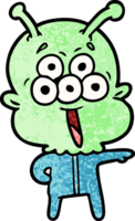 happy cartoon alien png