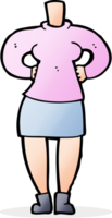 cartoon female body add photos or mix and match cartoons png