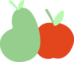 manzana y pera png