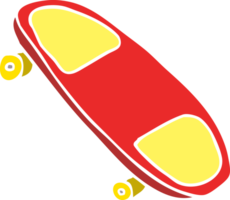 cartone animato scarabocchio skateboard png