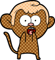 macaco chocado dos desenhos animados png