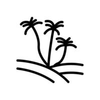 palm beach island vector