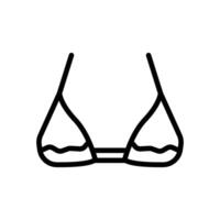 bikini swimsuit icon vector