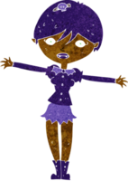 tecknad vampyr flicka png