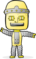 robot sventolante dei cartoni animati png