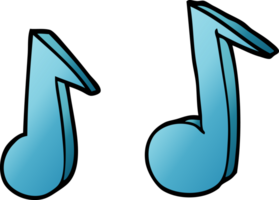 cartoon doodle musical notes png