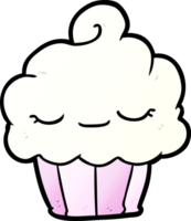 funny cartoon cupcake png