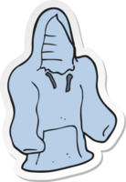 sticker of a cartoon hooded top png