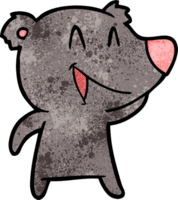 ridendo orso cartone animato png