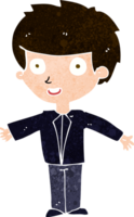 menino feliz dos desenhos animados png