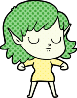 cartoon elf girl png