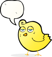 cartoon bird with speech bubble png