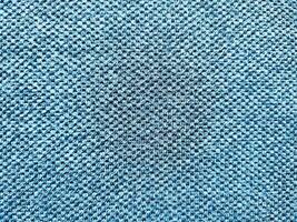 textura y antecedentes de azul ropa de deporte tela fútbol americano camiseta foto