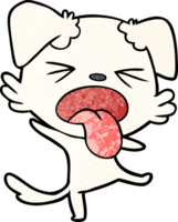 cartoon disgusted dog png