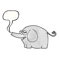 hand speech bubble textured cartoon elephant squirting water png