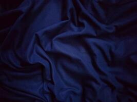 Blue fabric background pattern texture photo