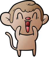 macaco rindo dos desenhos animados png